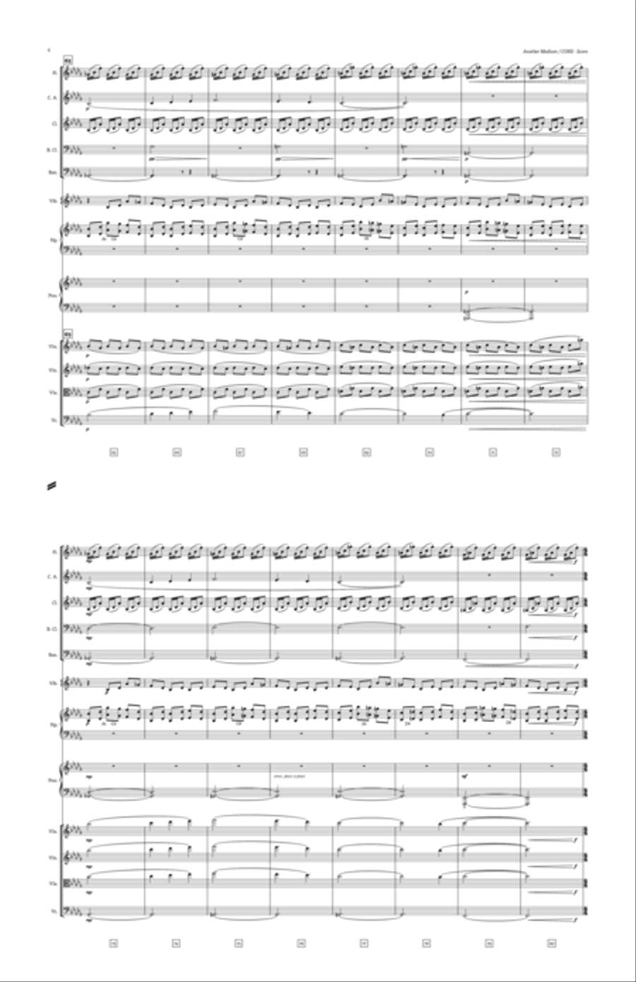Another Medium/CORE (UNDERTALE) Full Orchestra scores gallery preview page 4