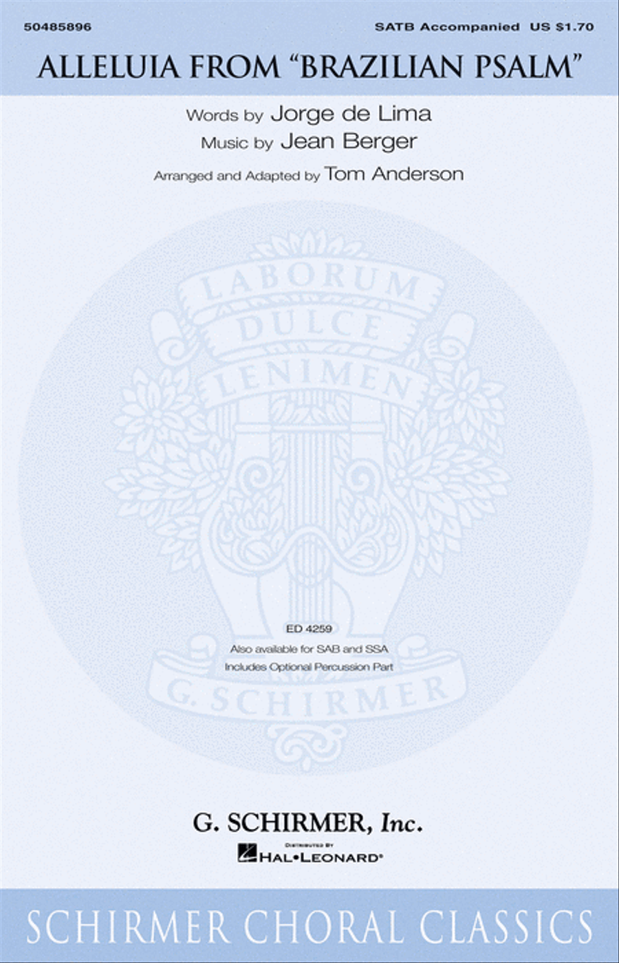 Alleluia 4-Part scores gallery preview page 1