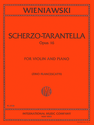 Scherzo-Tarantella, Opus 16