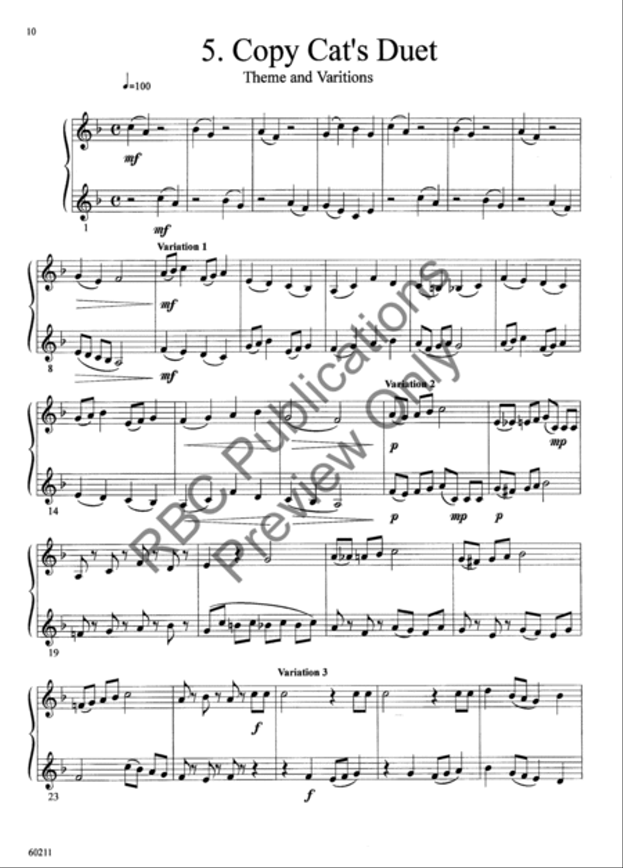 Clarinet Duets Vol 1 Choir scores gallery preview page 13
