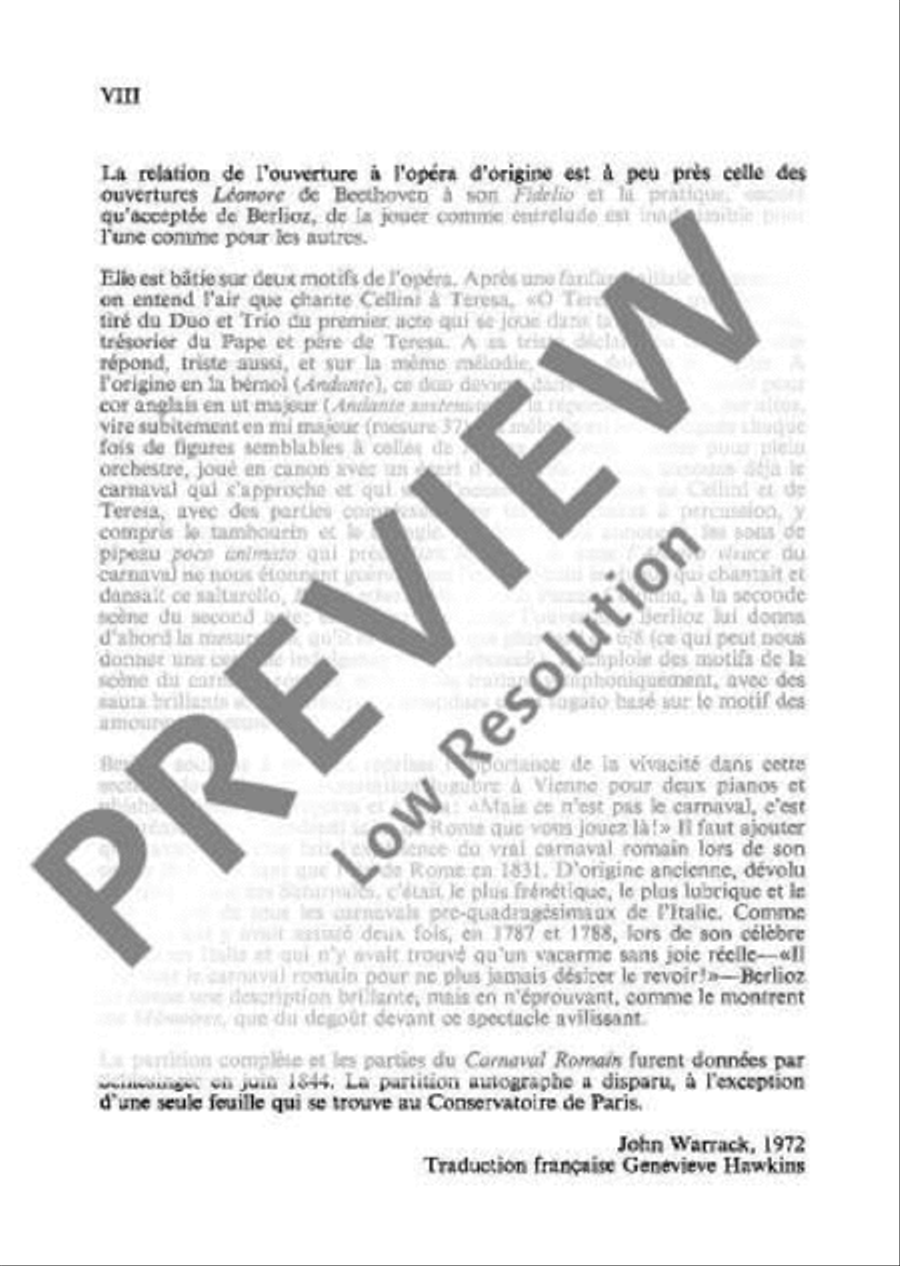 The Roman Carnival Orchestra scores gallery preview page 9