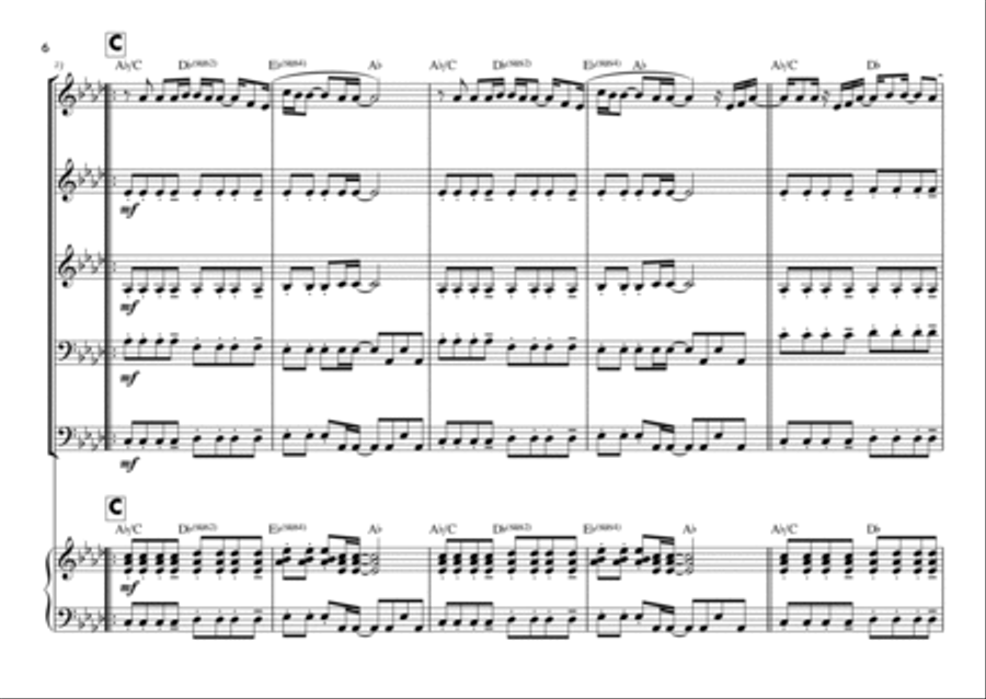 Goodness Of God Goodness Of God Brass Ensemble scores gallery preview page 6