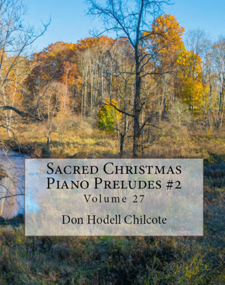 Book cover for Sacred Christmas Piano Preludes #2 Volume 27