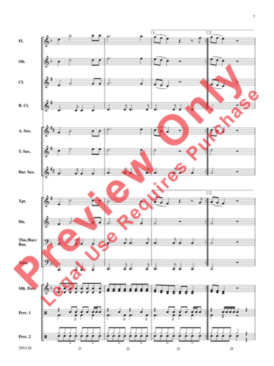We Are Young We Are Young Concert Band scores gallery preview page 8