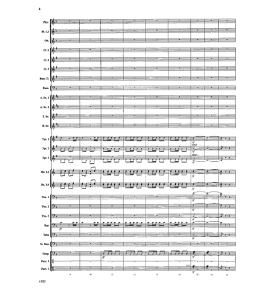 William Tell Overture Concert Band scores gallery preview page 3