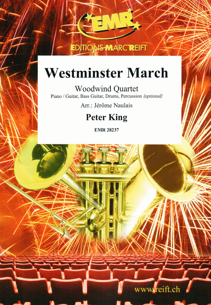 Westminster March Woodwind Quartet scores gallery preview page 1