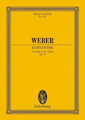 Book cover for Weber Euryanthe Overture Op81