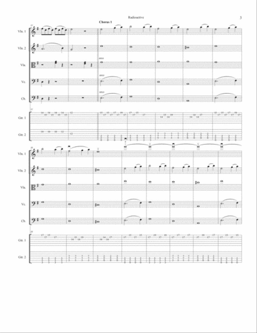 Radioactive String Orchestra scores gallery preview page 4