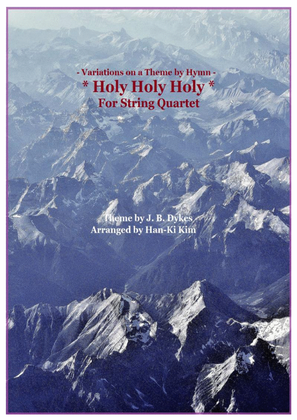 Book cover for Holy Holy Holy (For String Quartet)