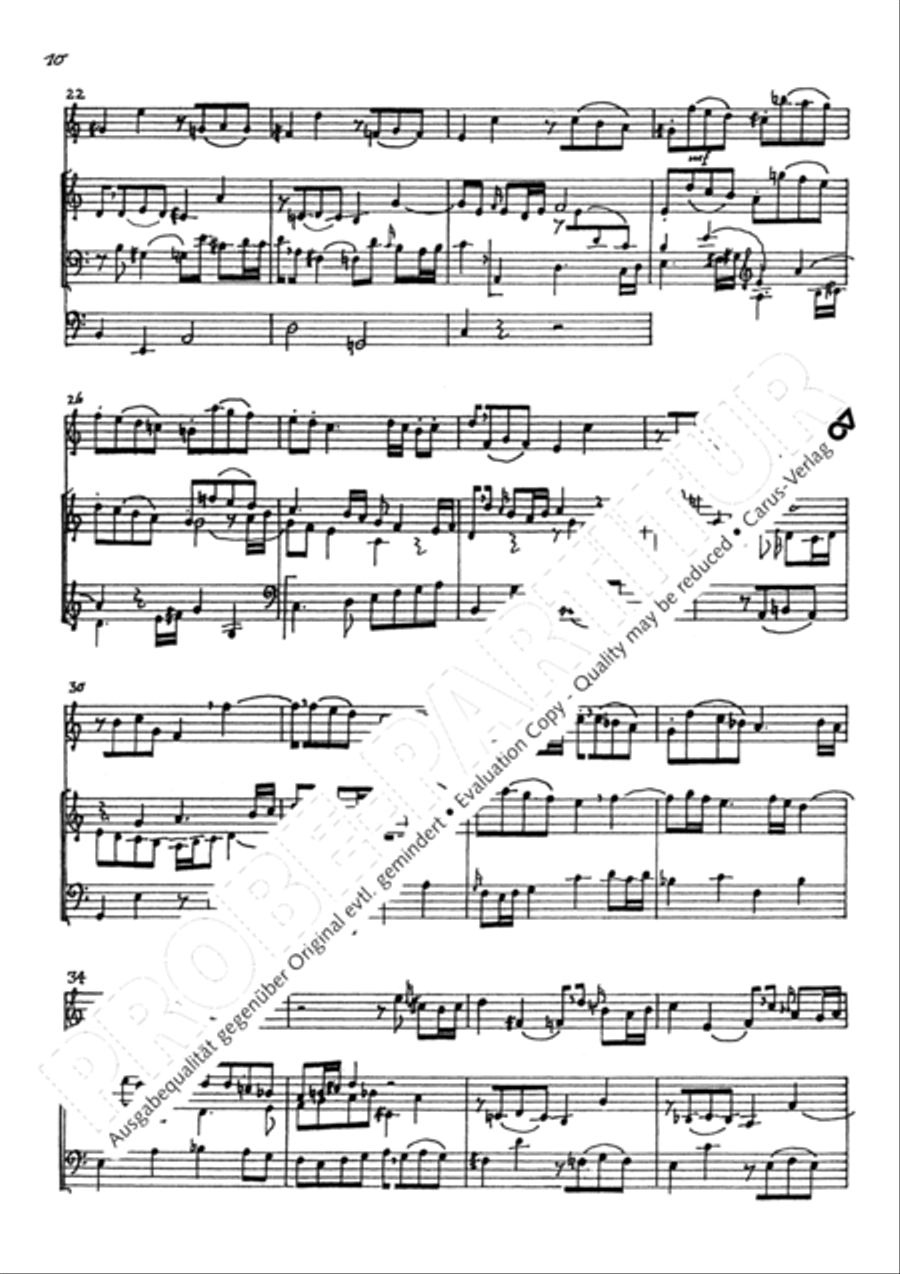 Andante und Fuge in A Violin scores gallery preview page 13