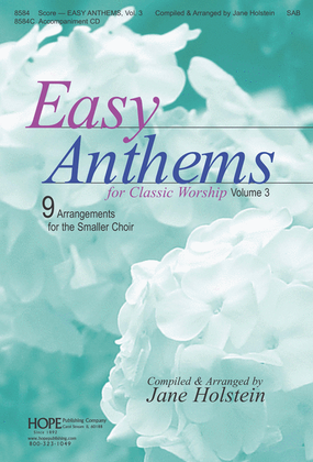 Book cover for Easy Anthems, Vol. 3