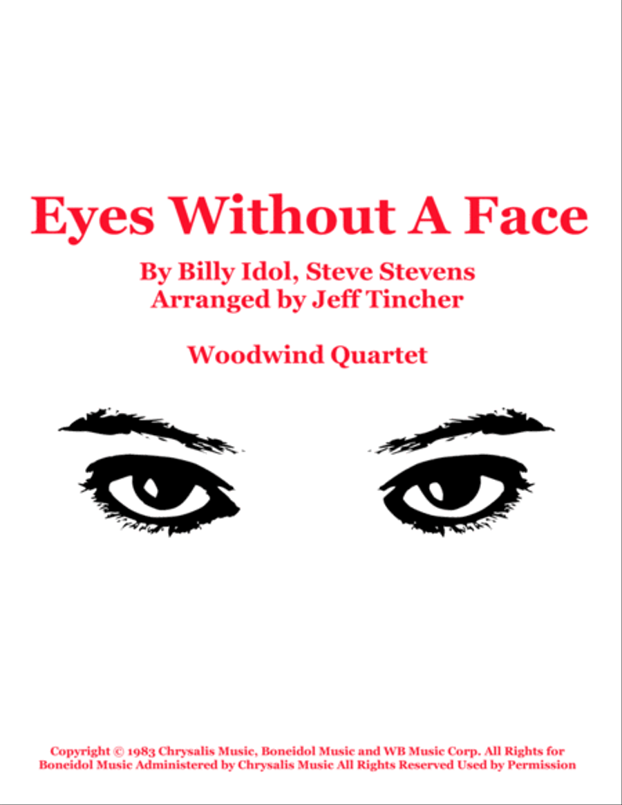 Eyes Without A Face Woodwind Quartet scores gallery preview page 1