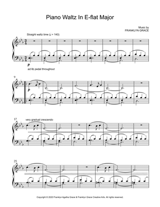 Piano Waltz in E-flat Major