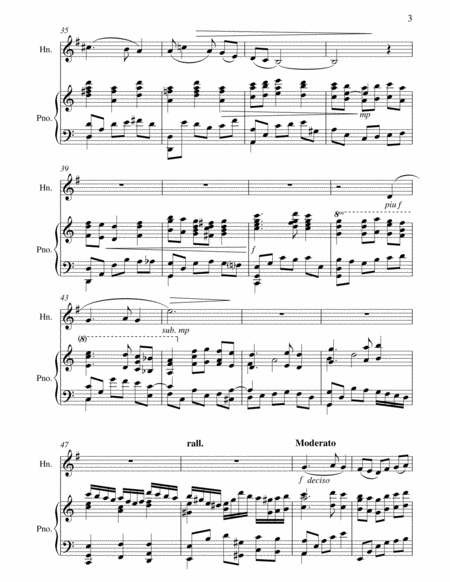 A DISTANT DREAM for Horn in F and Piano image number null