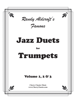 Book cover for Famous Jazz Duets for Trumpet in 3 Volumes