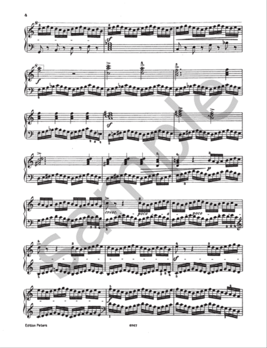 The Art of Finger Dexterity Op. 740 (699) for Piano Piano scores gallery preview page 5
