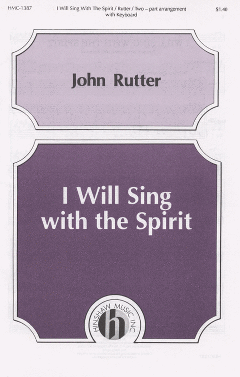 I Will Sing with the Spirit