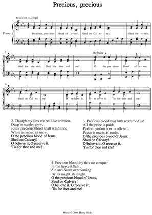 Precious, precious. A new tune to a wonderful Frances Ridley Havergal hymn.