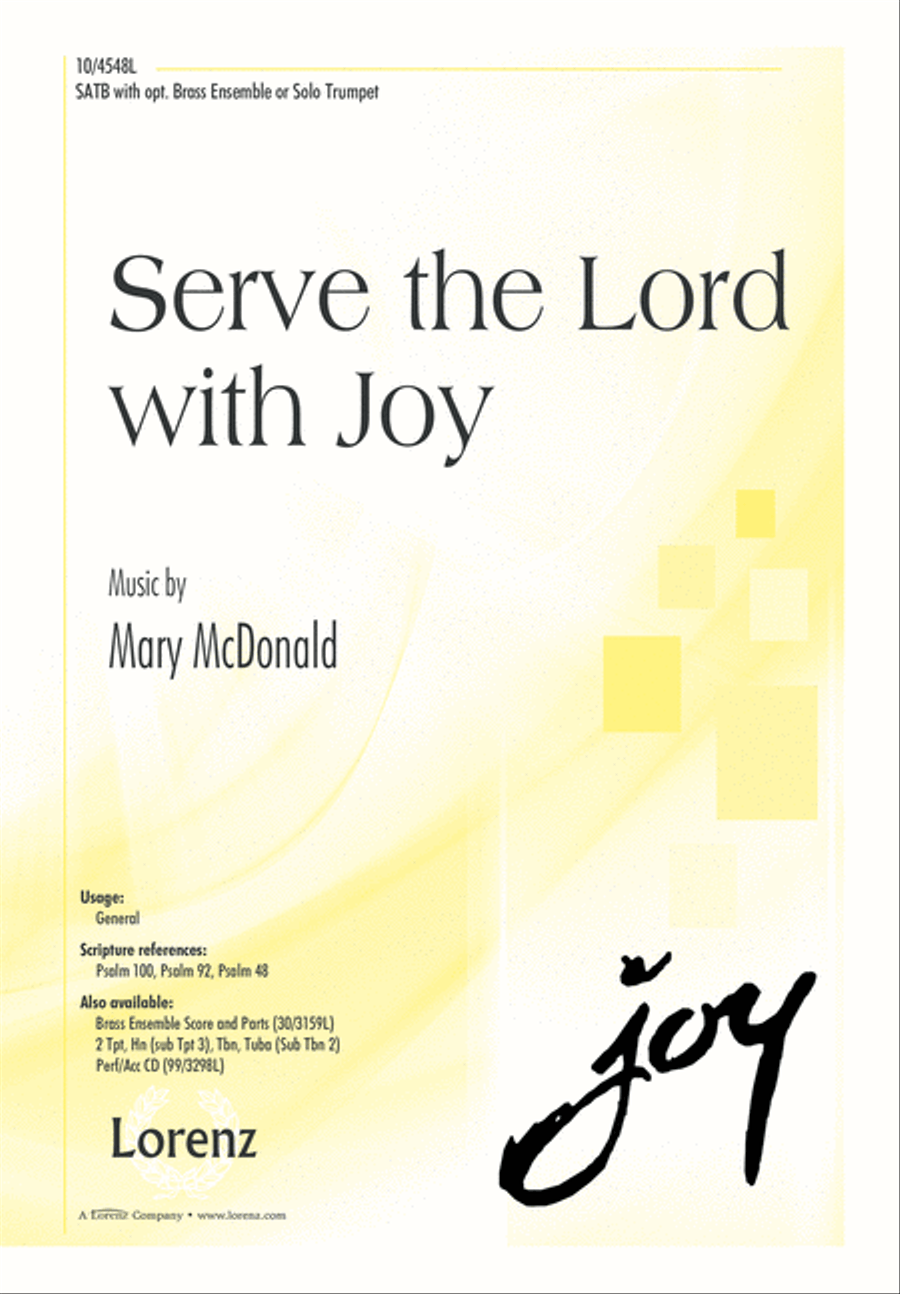 Serve the Lord with Joy 4-Part scores gallery preview page 2