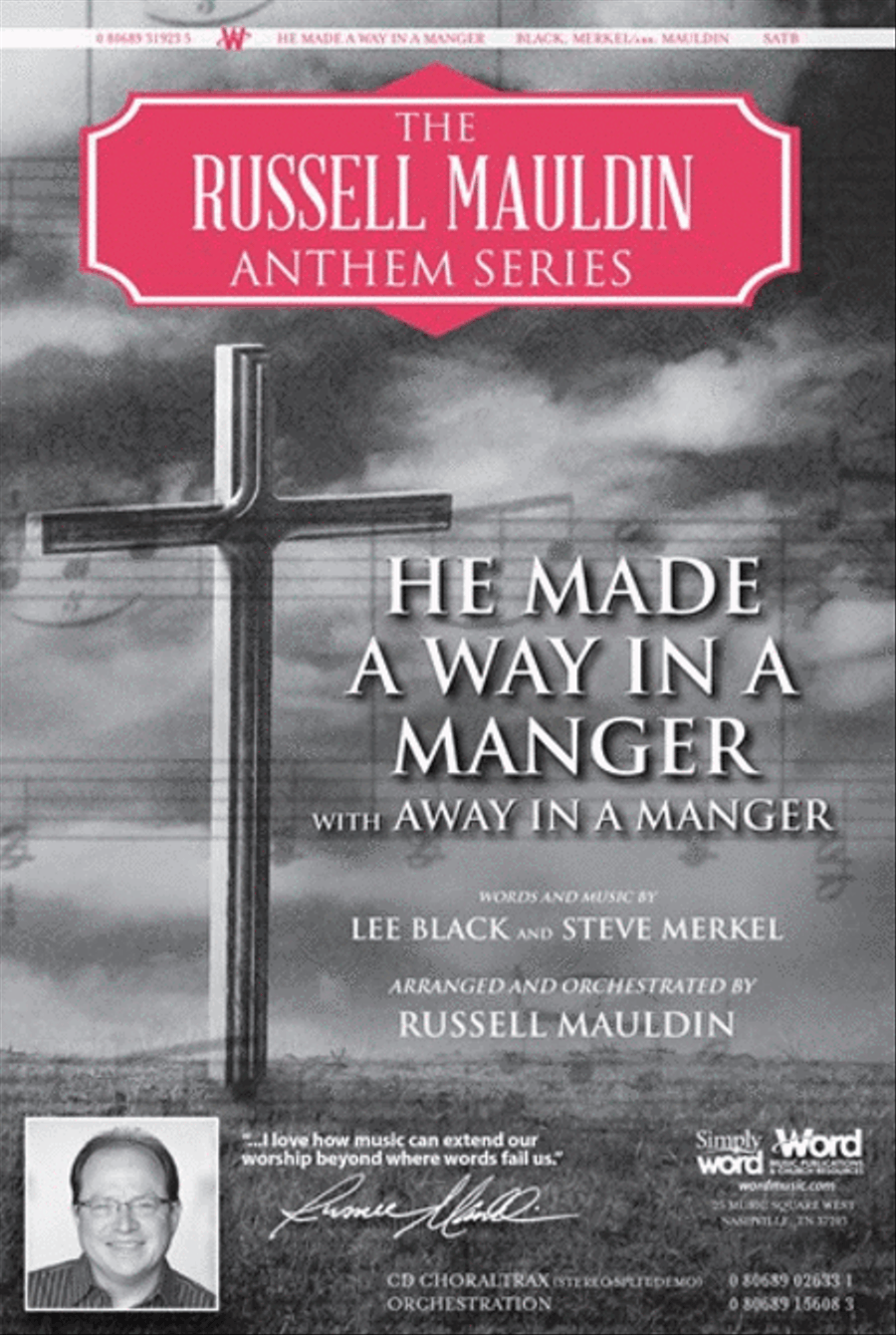 He Made A Way In A Manger - Anthem 4-Part scores gallery preview page 1