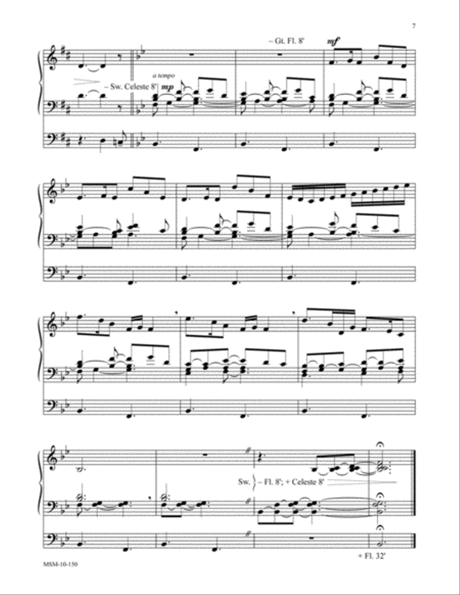Three Christmas Preludes, Set 2 Organ scores gallery preview page 5