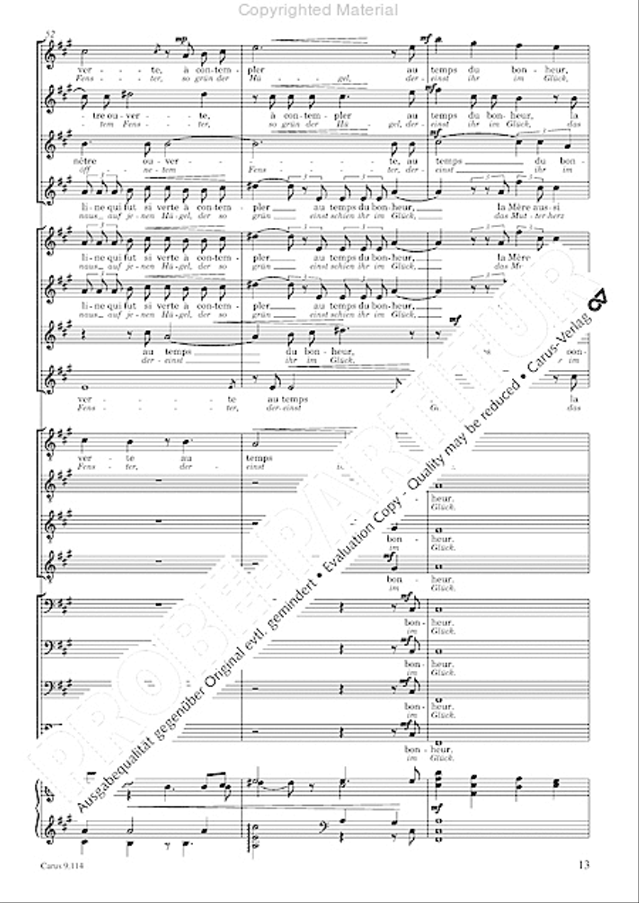 Trois Fragments de son Trois Fragments de son Choir scores gallery preview page 16