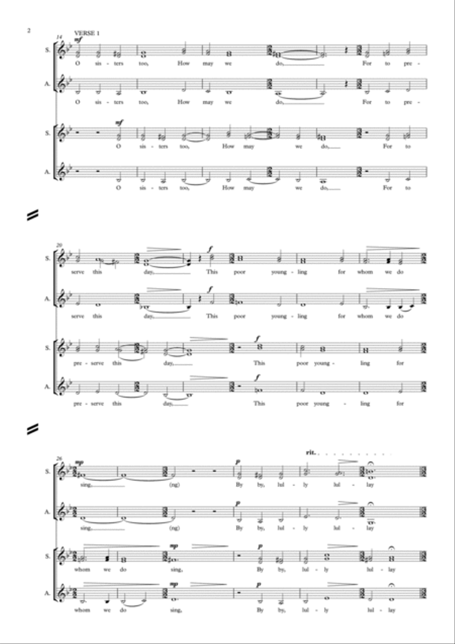Coventry Carol Coventry Carol Divisi scores gallery preview page 2