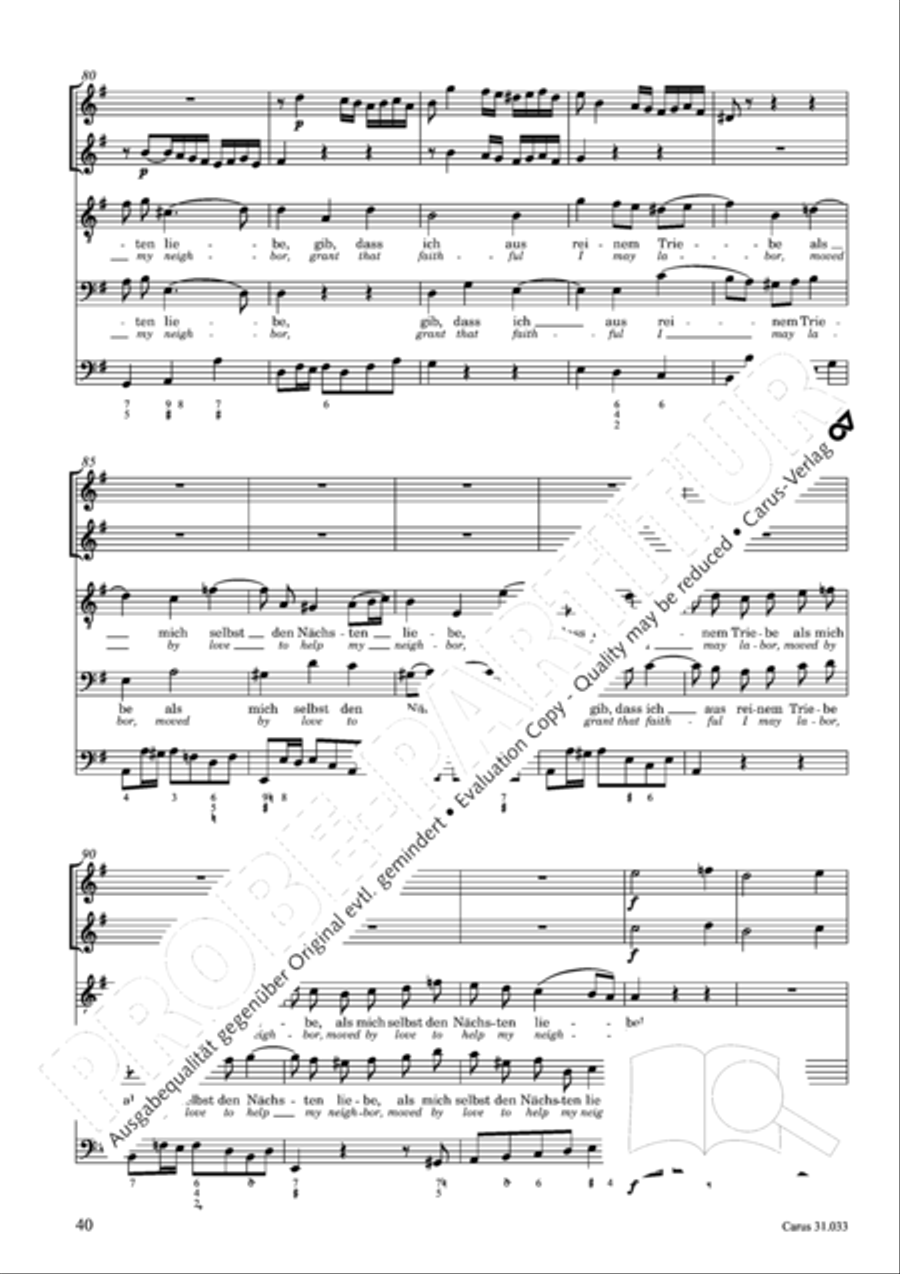 Lord Jesus Christ, in thee alone (Allein zu dir, Herr Jesu Christ) ATB scores gallery preview page 41