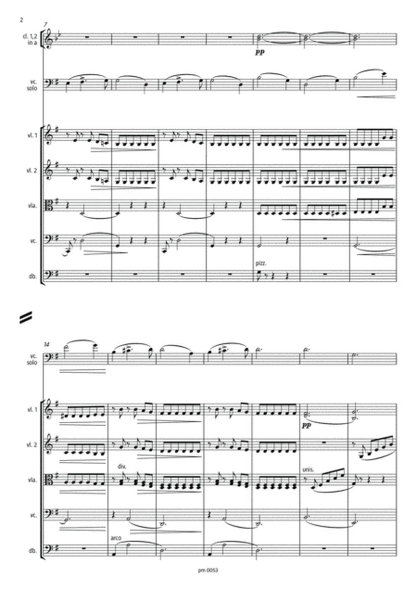 Concerto for Violoncello and Orchestra No. 3 in G Major, Op. 59 - Score Only