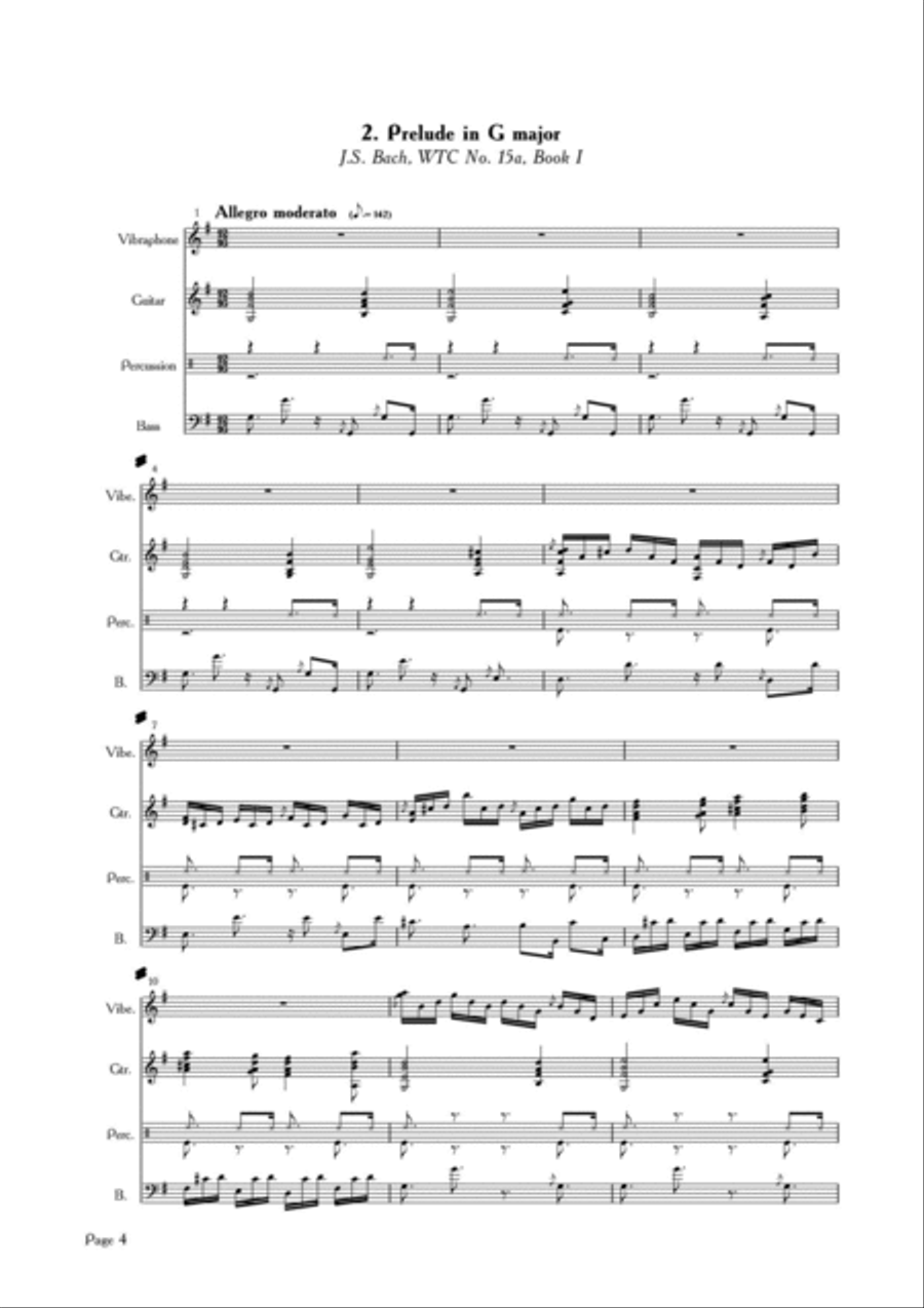 BACH on JAZZ Concert Band scores gallery preview page 6