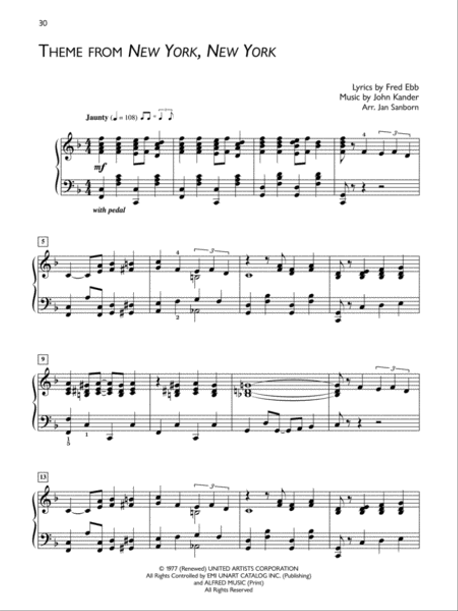 Popular Performer Standards Piano Solo scores gallery preview page 4