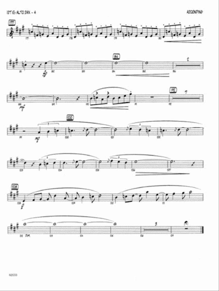 Ascending Jazz Ensemble scores gallery preview page 5