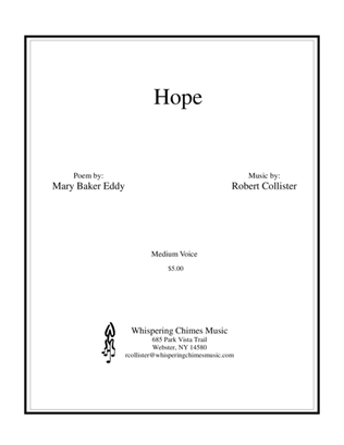 Book cover for Hope medium voice
