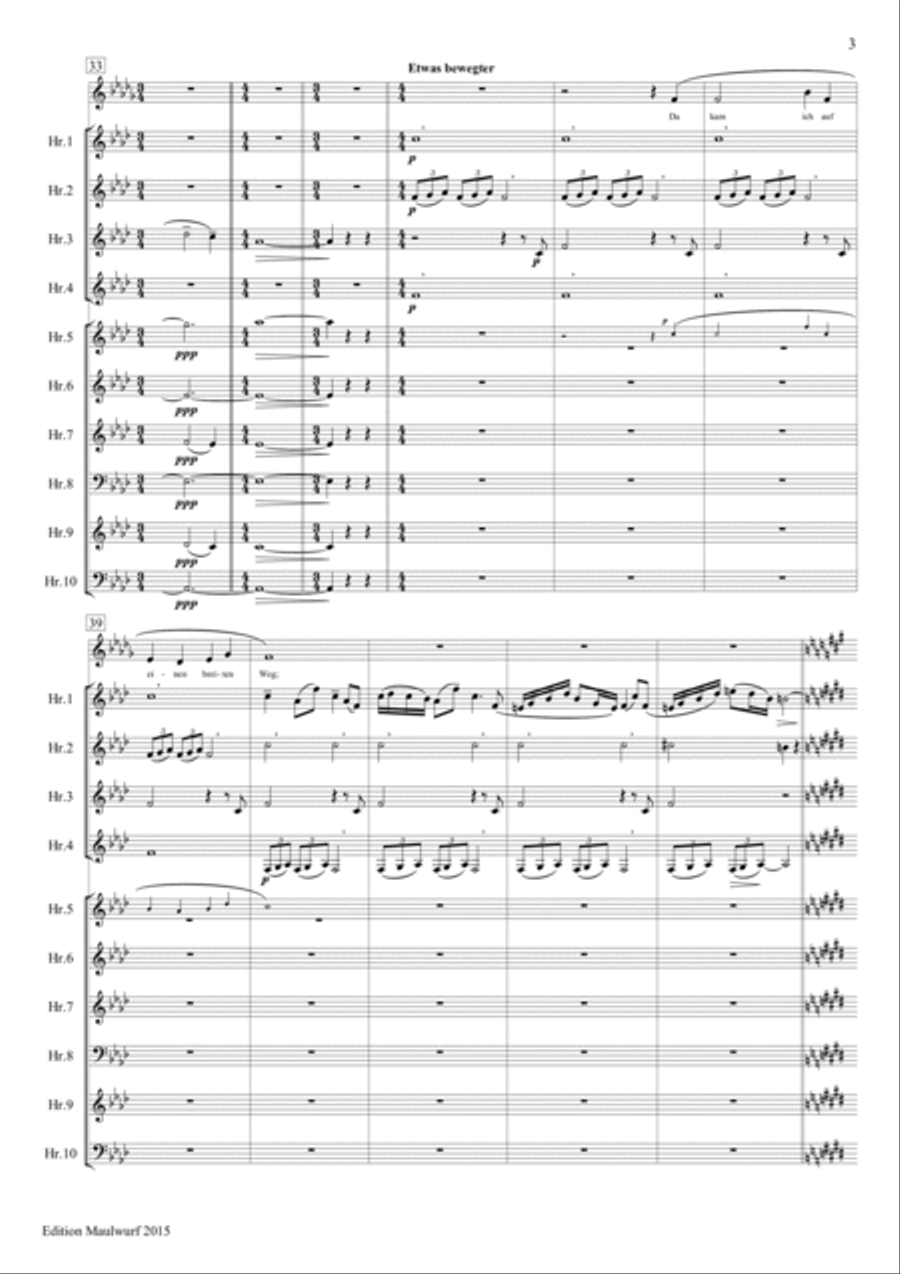 Urlicht Horn scores gallery preview page 3