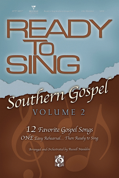 Ready To Sing Southern Gospel, Volume 2 (Split Track Accompaniment CD) image number null