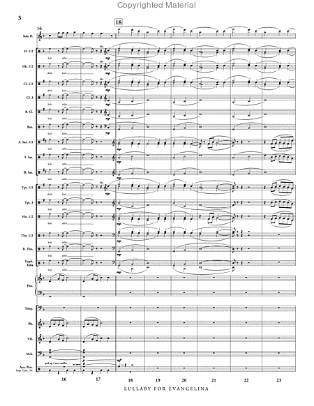 Lullaby for Evangelina (score & parts) image number null