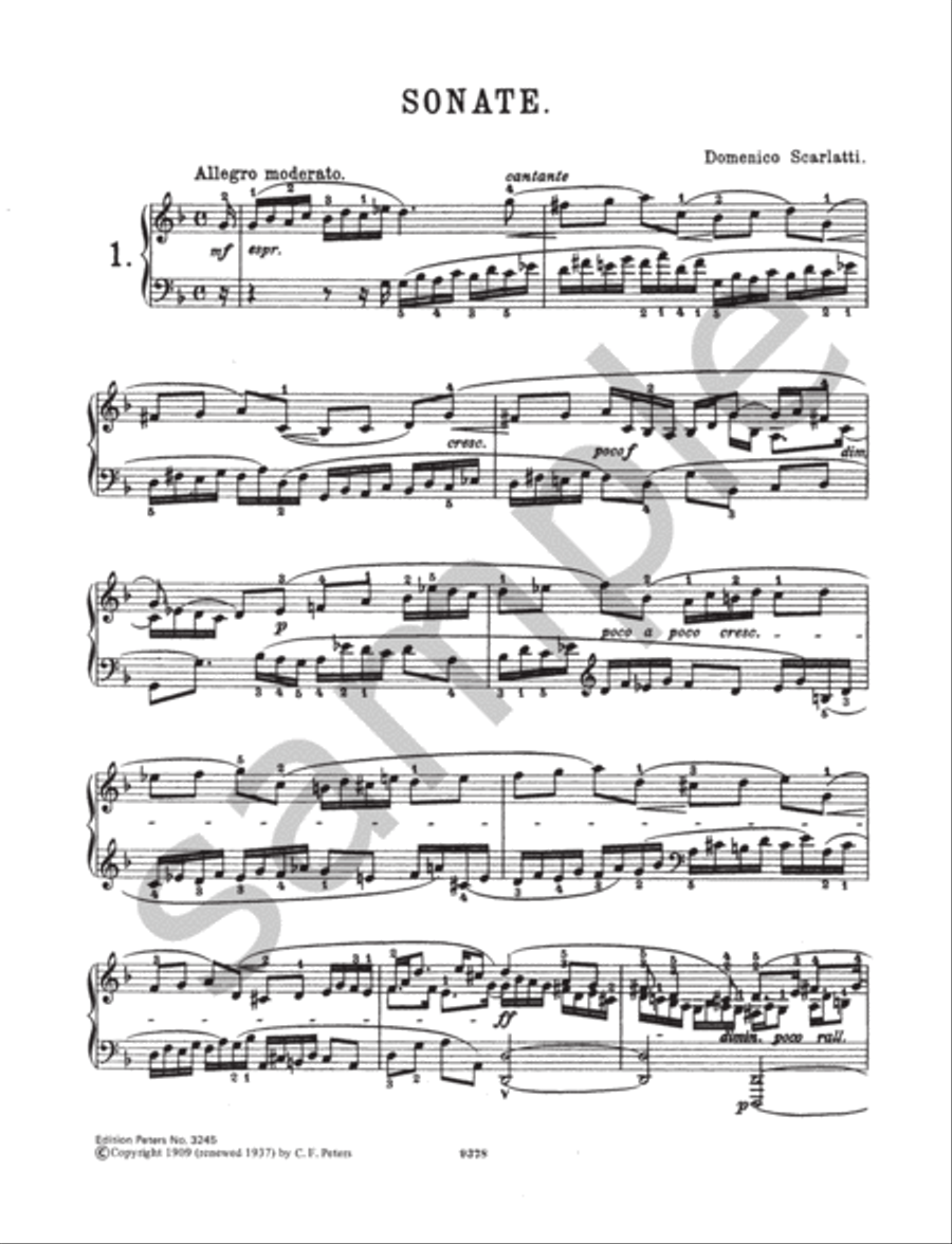24 Sonatas (in progressive order) Piano scores gallery preview page 2