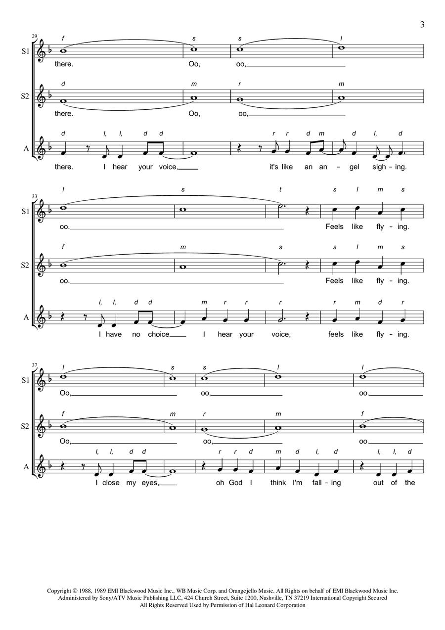 Like A Prayer SSA scores gallery preview page 3