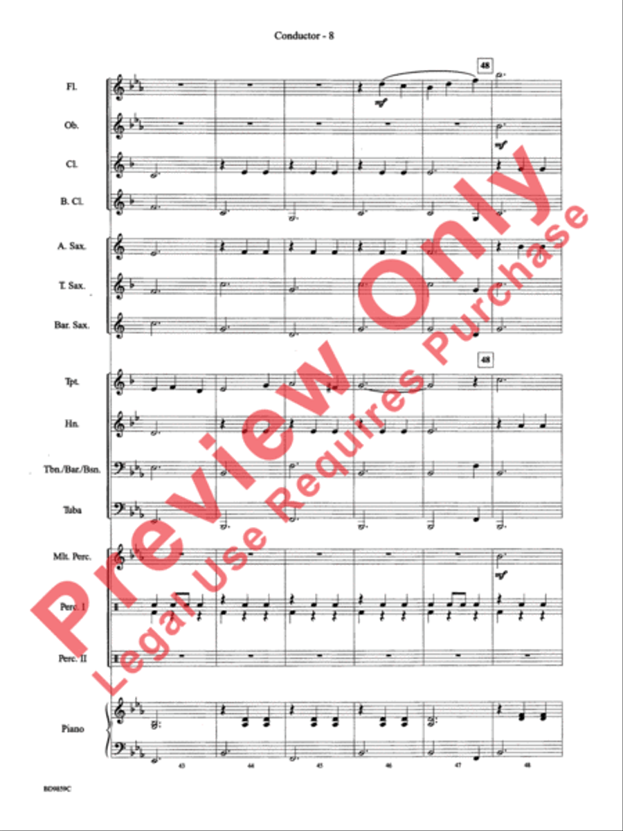 Classic Bits & Pieces (based on Favorite Classic Themes) Concert Band scores gallery preview page 10