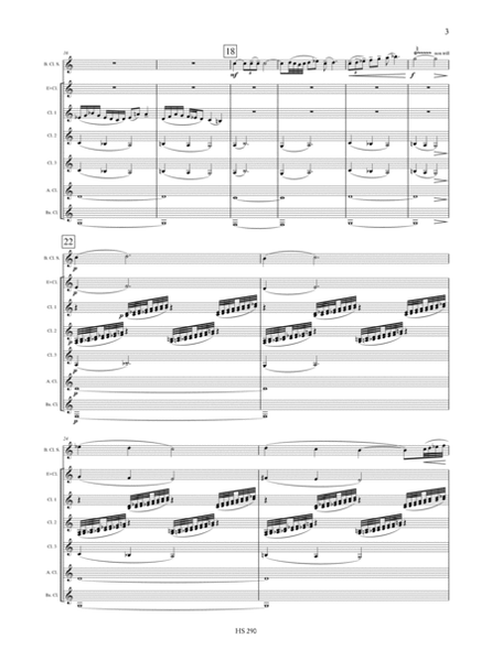 E sopra il sole. Icarus’ Flight (after Daniela Morisi) for Bass Clarinet and Clarinet Choir (2014)