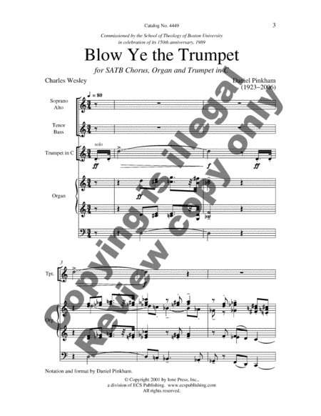 Blow Ye the Trumpet