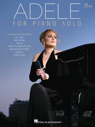 Book cover for Adele for Piano Solo – 3rd Edition