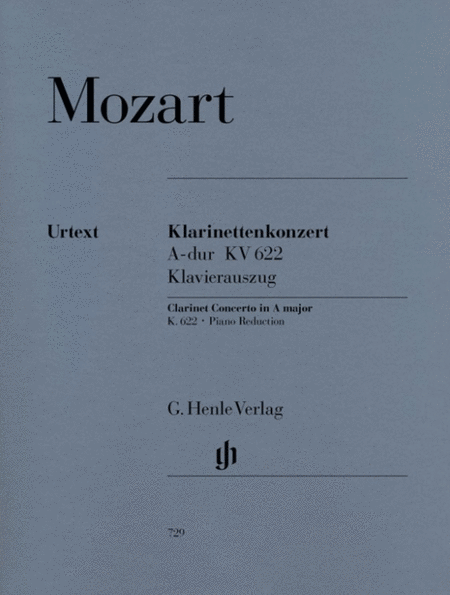 Mozart - Concerto A Maj K 622 Clarinet In A/Piano
