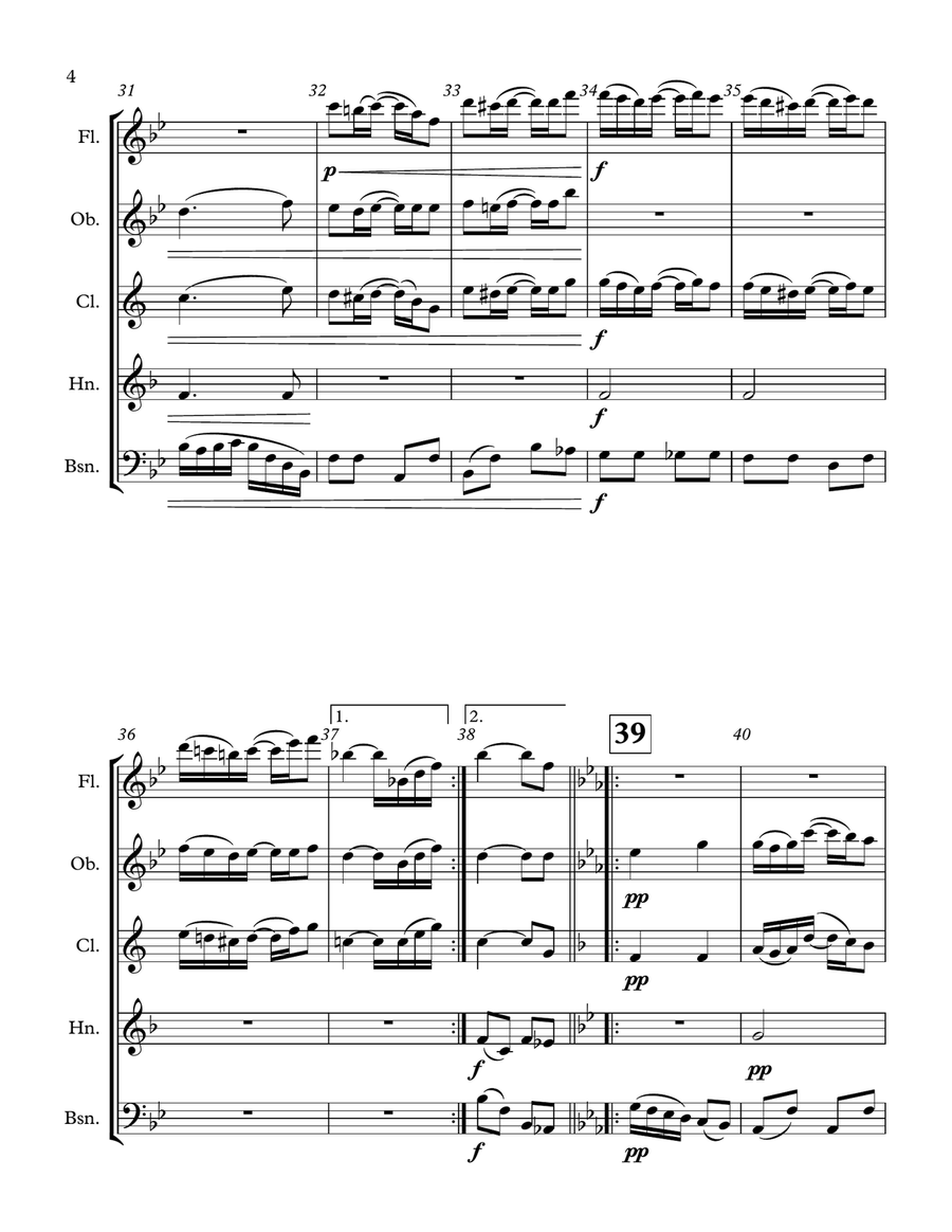The Nonpareil - for woodwind quintet The Nonpareil - for woodwind quintet Woodwind Quintet scores gallery preview page 4
