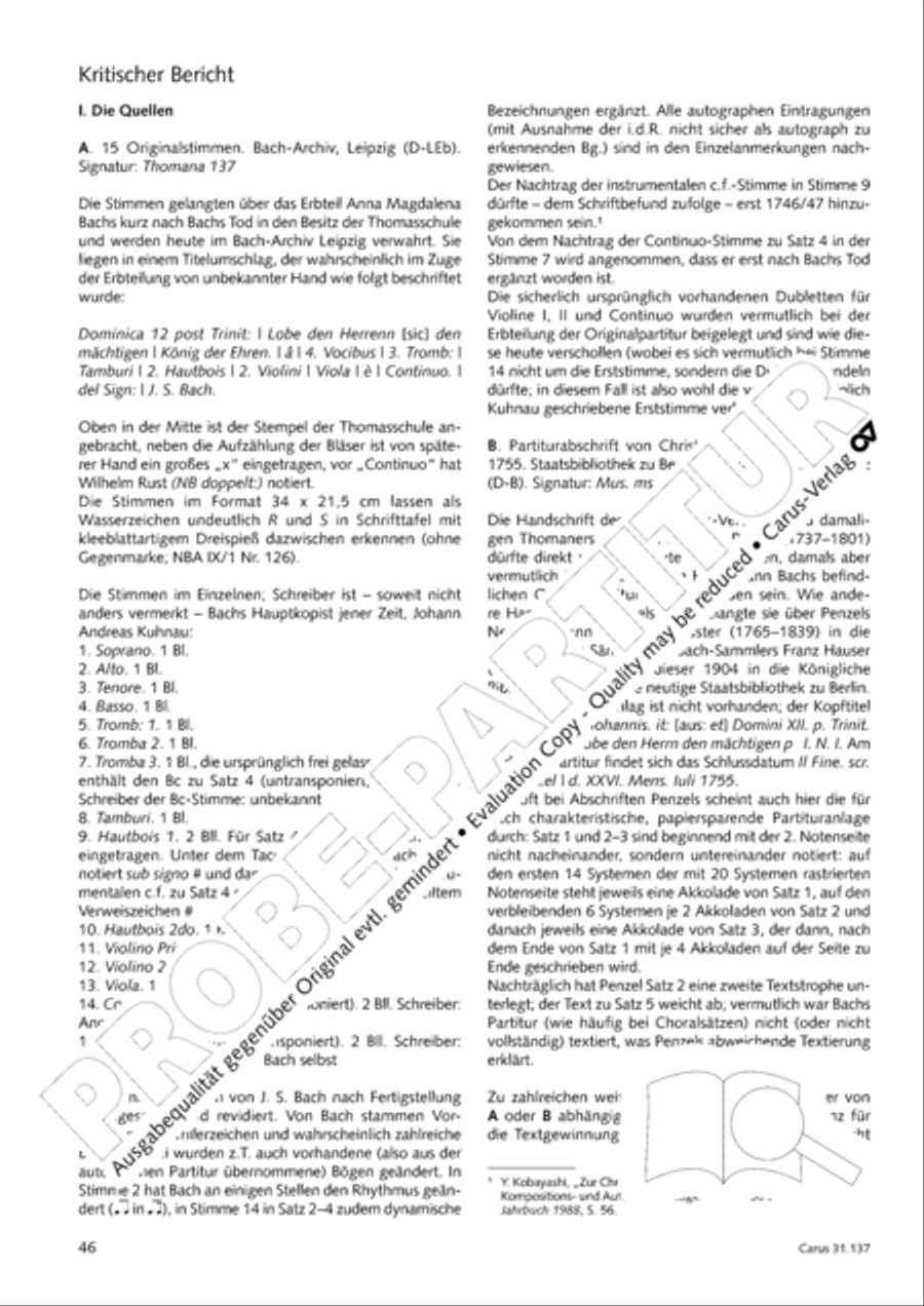 Praise ye, Almighty God, King and our ruler exalted (Lobe den Herren, den machtigen Konig der Ehren) ATB scores gallery preview page 47