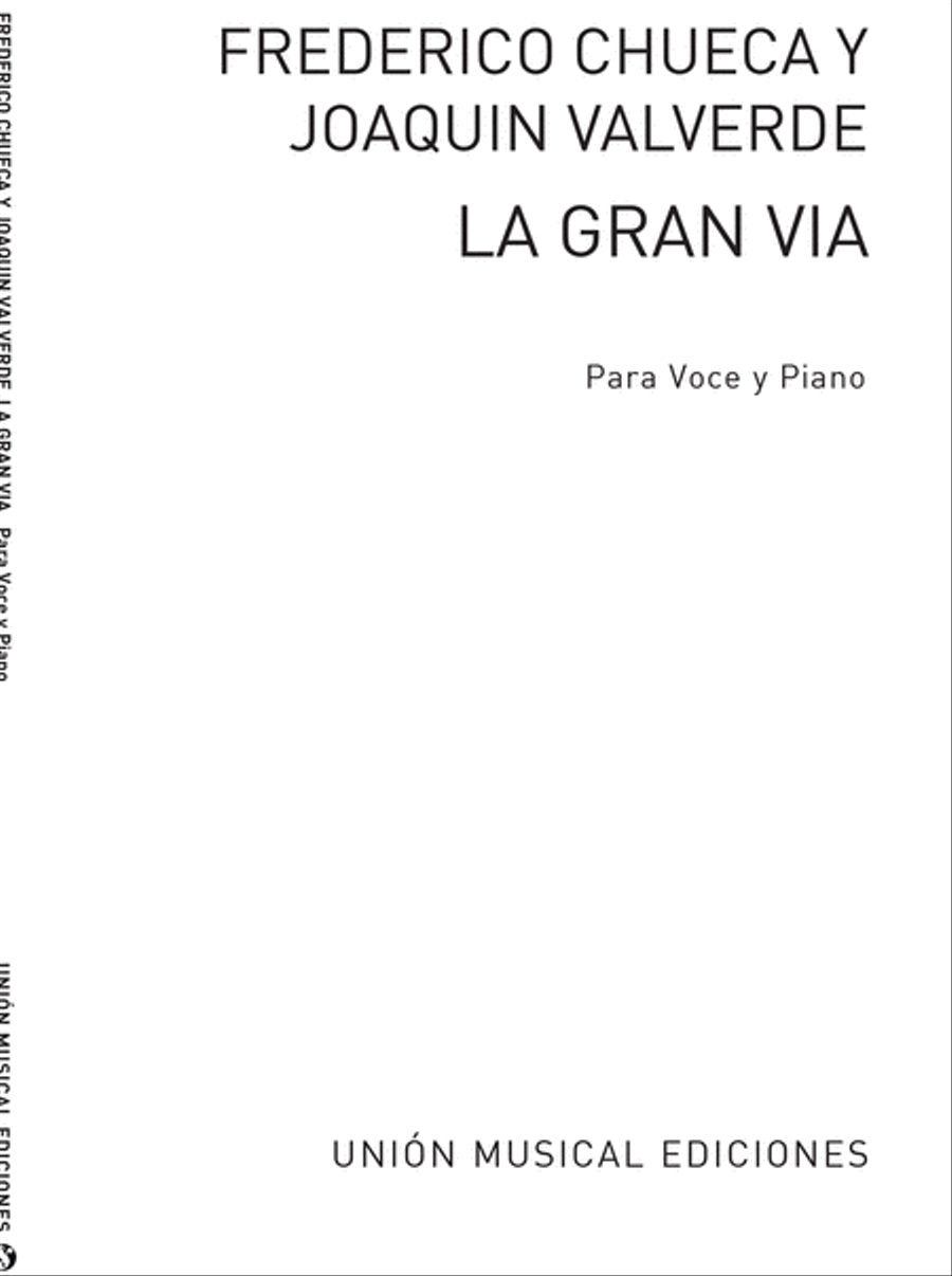 La Gran Via La Gran Via Voice Solo scores gallery preview page 1