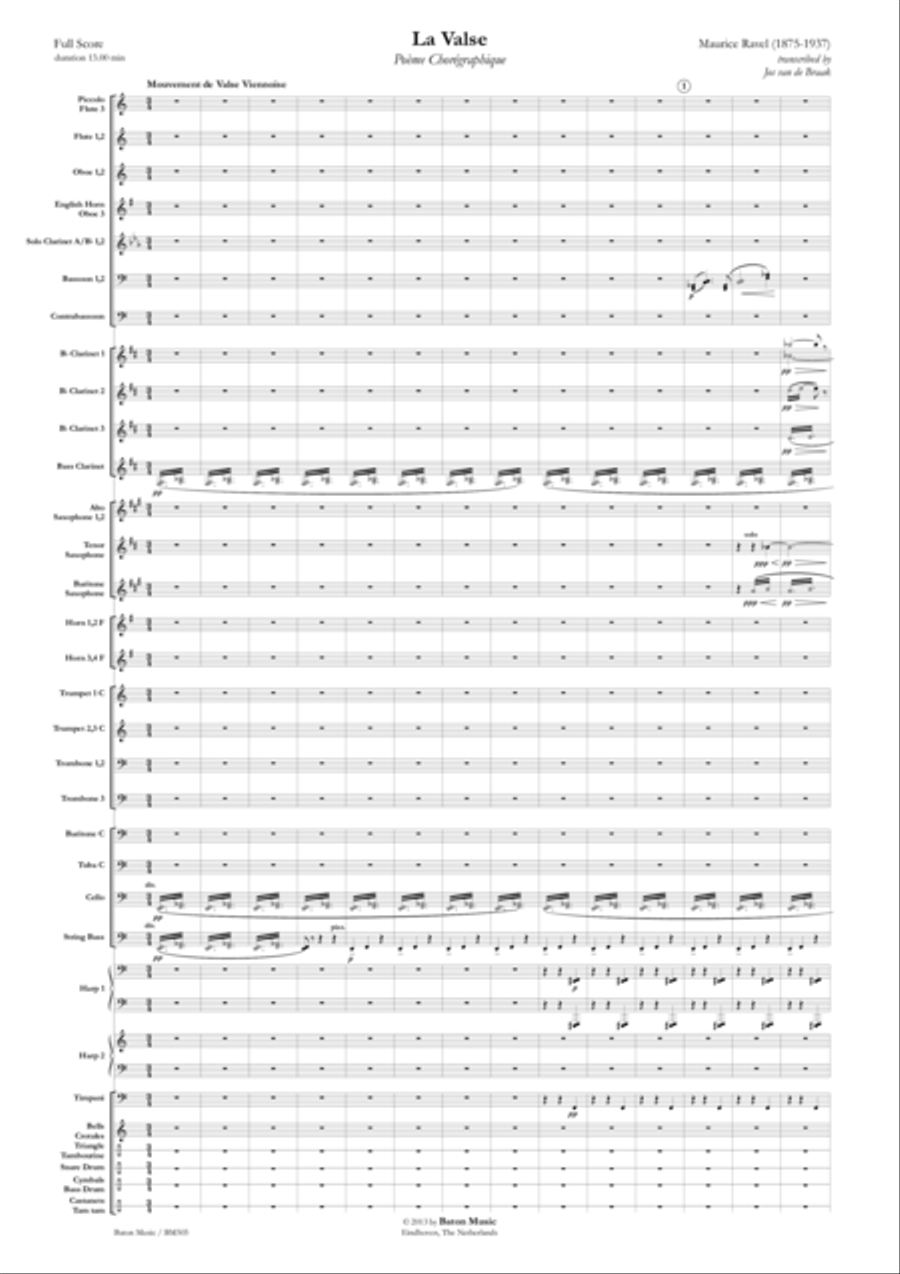 La Valse La Valse Concert Band scores gallery preview page 2