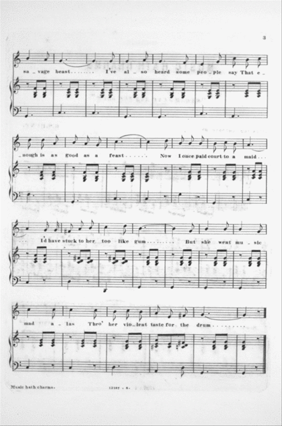 Music Hath Charms, or, 