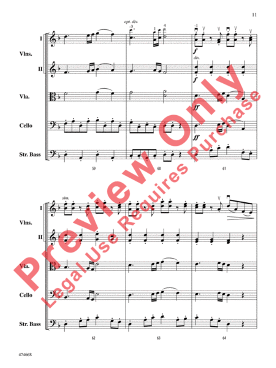 Ante Meridian String Orchestra scores gallery preview page 12