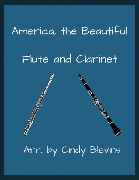 America, the Beautiful, for Flute and Clarinet image number null